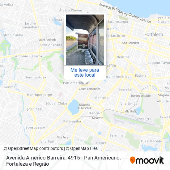 Avenida Américo Barreira, 4915 - Pan Americano mapa