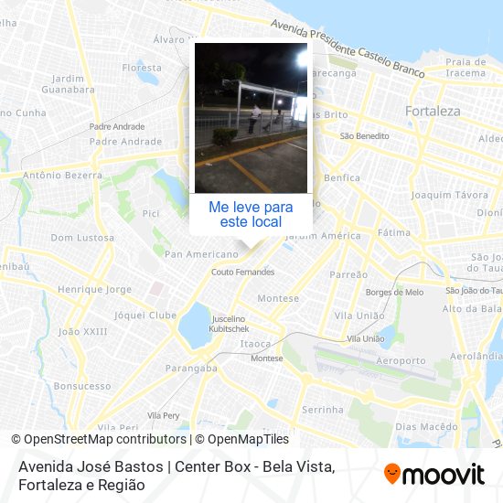 Avenida José Bastos | Center Box - Bela Vista mapa