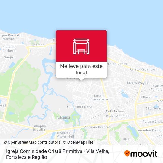 Igreja Cominidade Cristã Primitiva - Vila Velha mapa