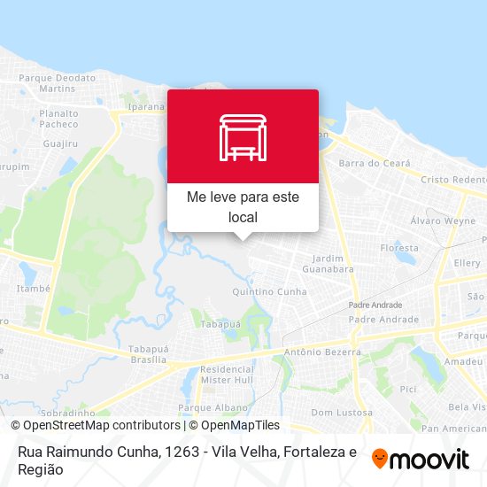 Rua Raimundo Cunha, 1263 - Vila Velha mapa