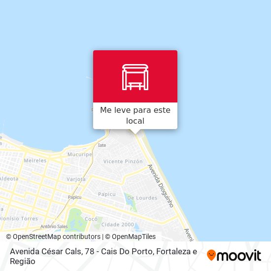 Avenida César Cals, 78 - Cais Do Porto mapa