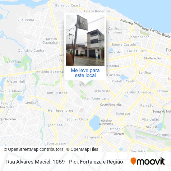 Rua Alvares Maciel, 1059 - Pici mapa