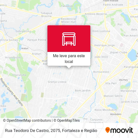 Rua Teodoro De Castro, 2075 mapa