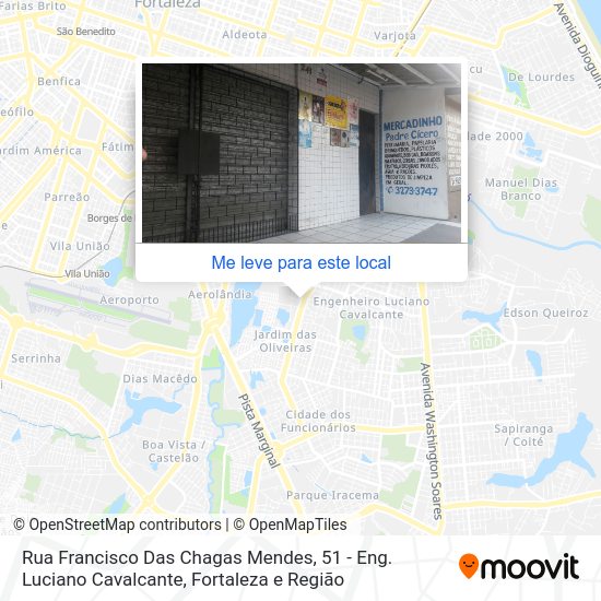 Rua Francisco Das Chagas Mendes, 51 - Eng. Luciano Cavalcante mapa