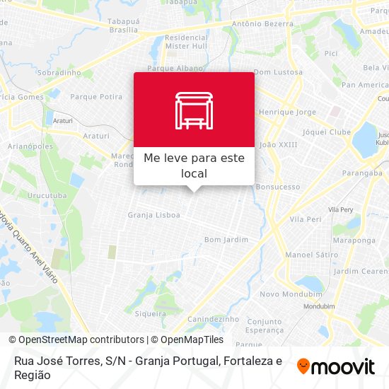 Rua José Torres, S / N - Granja Portugal mapa