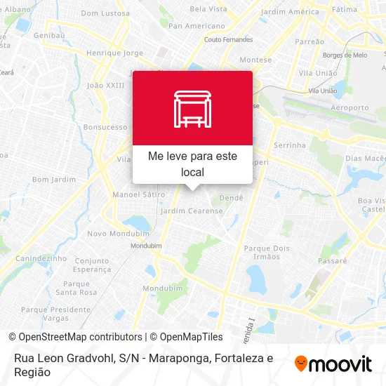 Rua Leon Gradvohl, S / N - Maraponga mapa