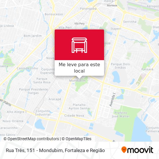 Rua Três, 151 - Mondubim mapa