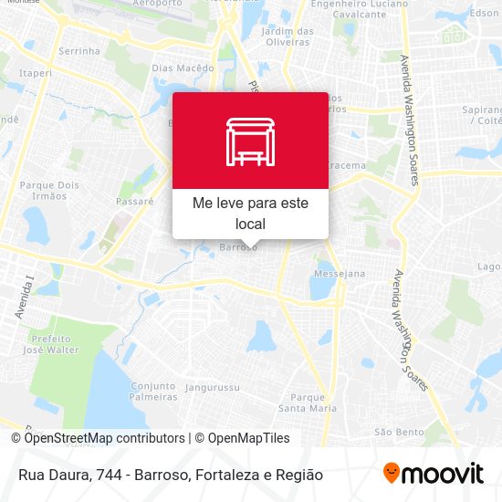Rua Daura, 744 - Barroso mapa