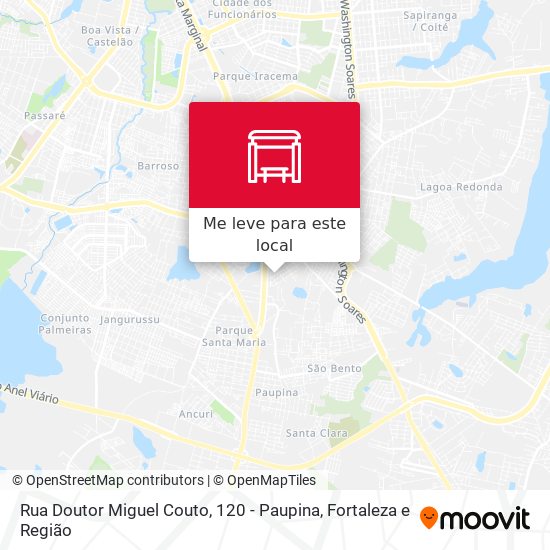 Rua Doutor Miguel Couto, 120 - Paupina mapa