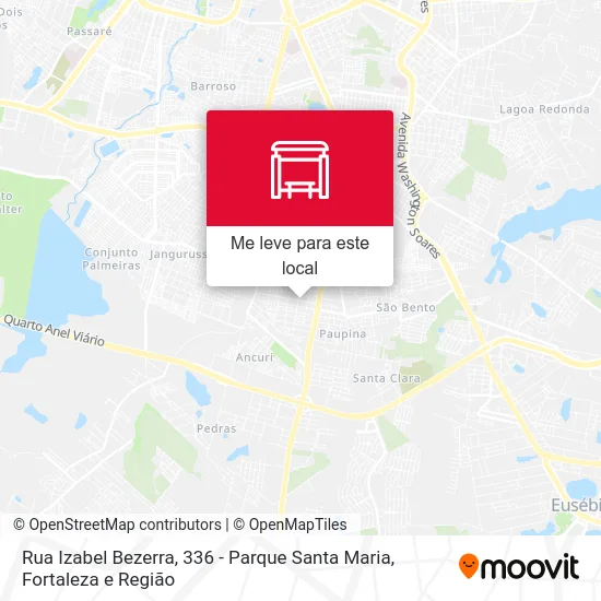 Rua Izabel Bezerra, 336 - Parque Santa Maria mapa