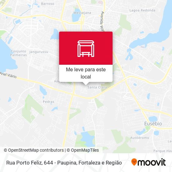 Rua Porto Feliz, 644 - Paupina mapa