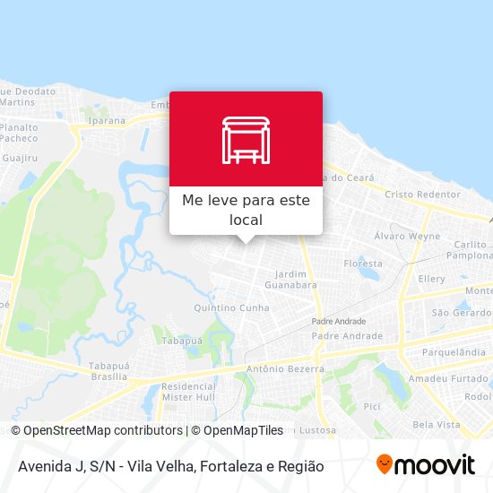 Avenida J, S/N - Vila Velha mapa