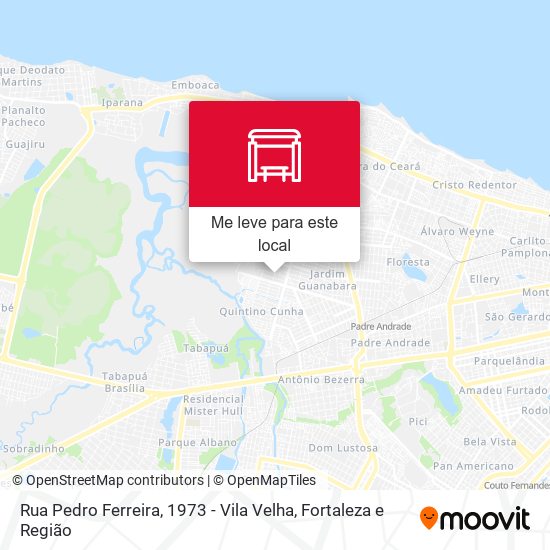 Rua Pedro Ferreira, 1973 - Vila Velha mapa