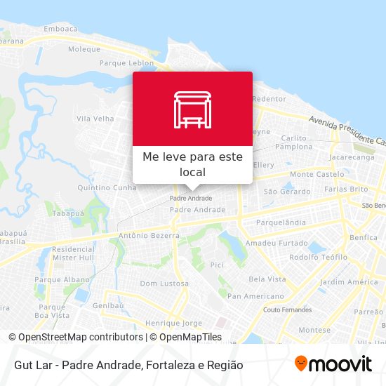Gut Lar - Padre Andrade mapa