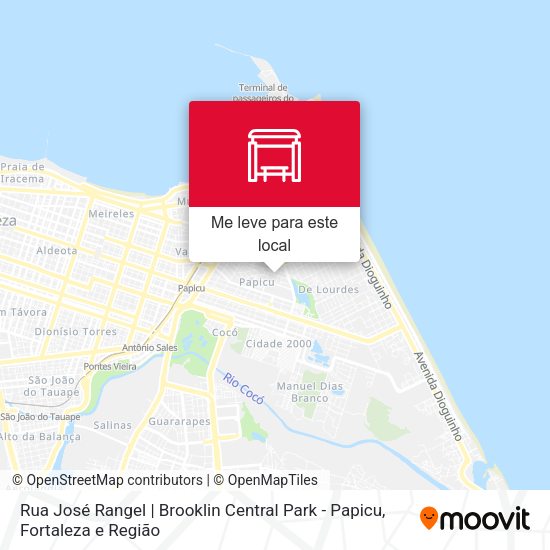 Rua José Rangel | Brooklin Central Park - Papicu mapa