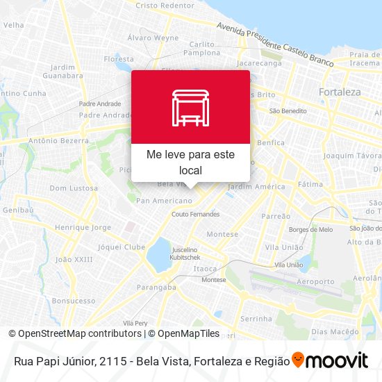 Rua Papi Júnior, 2115 - Bela Vista mapa