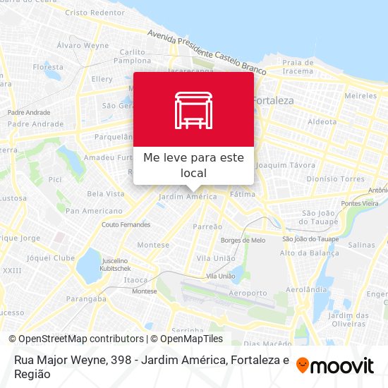 Rua Major Weyne, 398 - Jardim América mapa