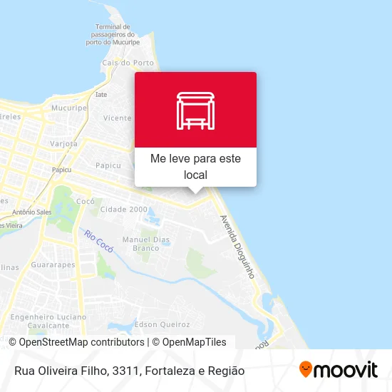 Rua Oliveira Filho, 3311 mapa
