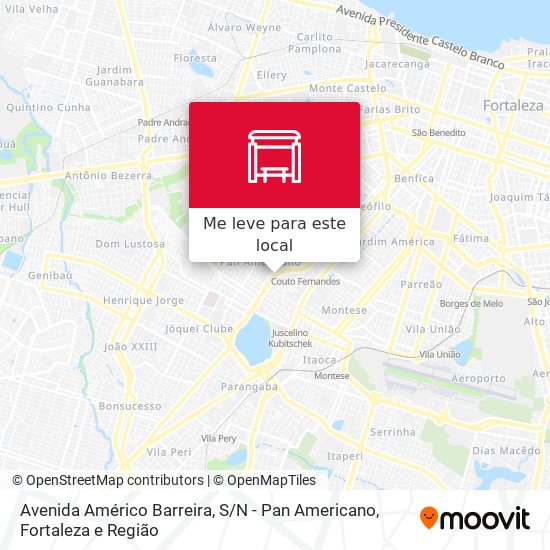 Avenida Américo Barreira, S / N - Pan Americano mapa