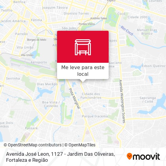 Avenida José Leon, 1127 - Jardim Das Oliveiras mapa