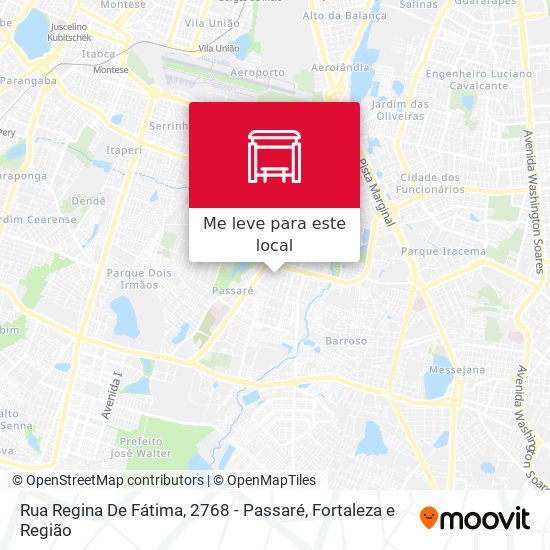 Rua Regina De Fátima, 2768 - Passaré mapa