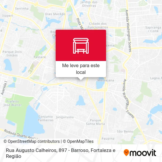 Rua Augusto Calheiros, 897 - Barroso mapa