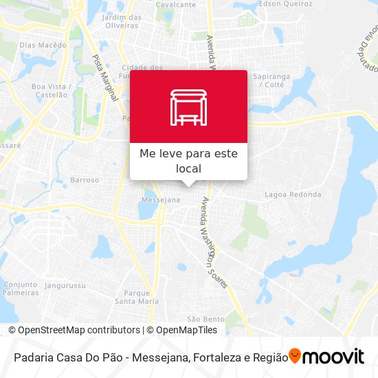 Padaria Casa Do Pão - Messejana mapa