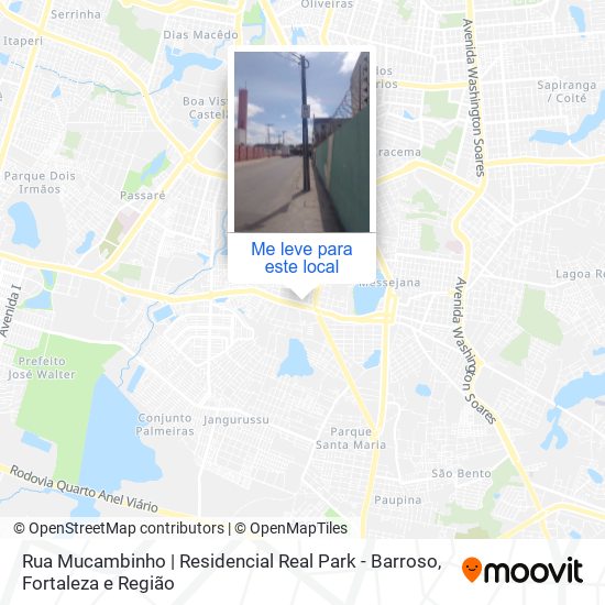 Rua Mucambinho | Residencial Real Park - Barroso mapa