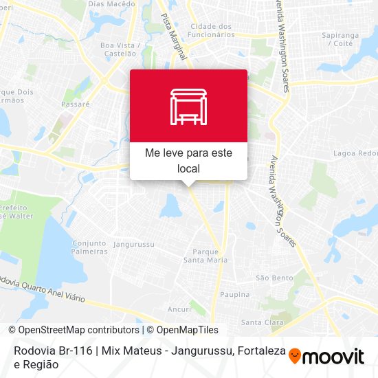 Rodovia Br-116 | Mix Mateus - Jangurussu mapa