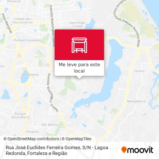 Rua José Euclides Ferreira Gomes, S / N - Lagoa Redonda mapa