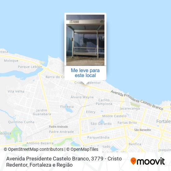 Avenida Presidente Castelo Branco, 3779 - Cristo Redentor mapa