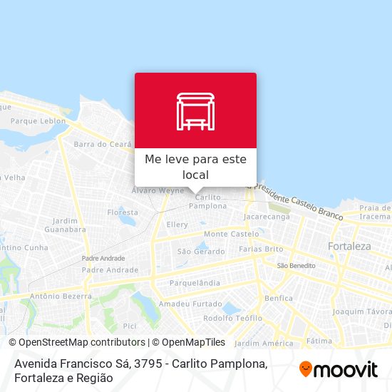 Avenida Francisco Sá, 3795 - Carlito Pamplona mapa
