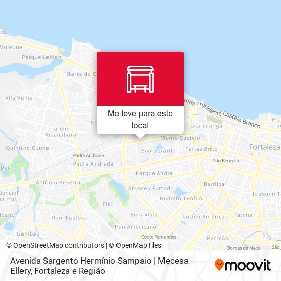 Avenida Sargento Hermínio Sampaio | Mecesa - Ellery mapa