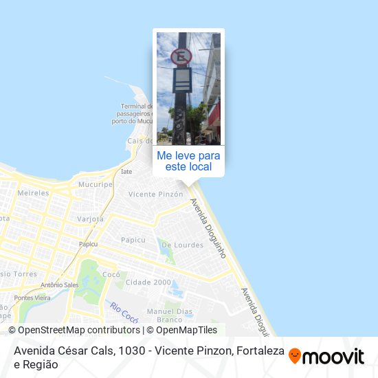 Avenida César Cals, 1030 - Vicente Pinzon mapa