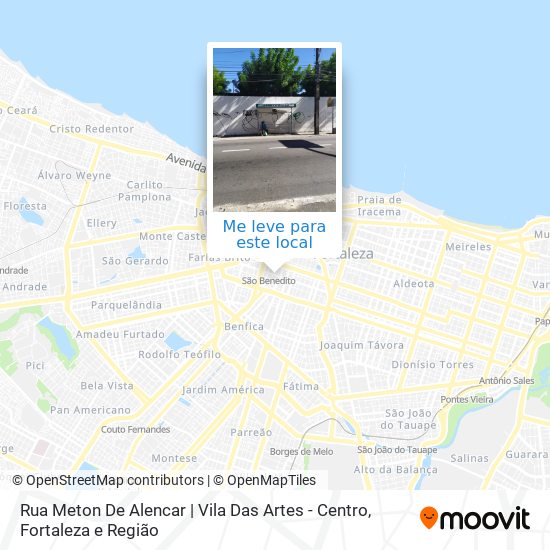 Rua Meton De Alencar | Vila Das Artes - Centro mapa