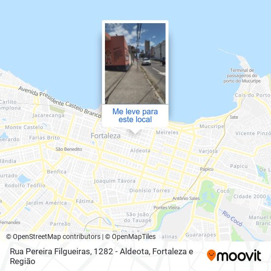 Rua Pereira Filgueiras, 1282 - Aldeota mapa