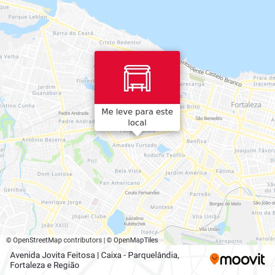 Avenida Jovita Feitosa | Caixa - Parquelândia mapa