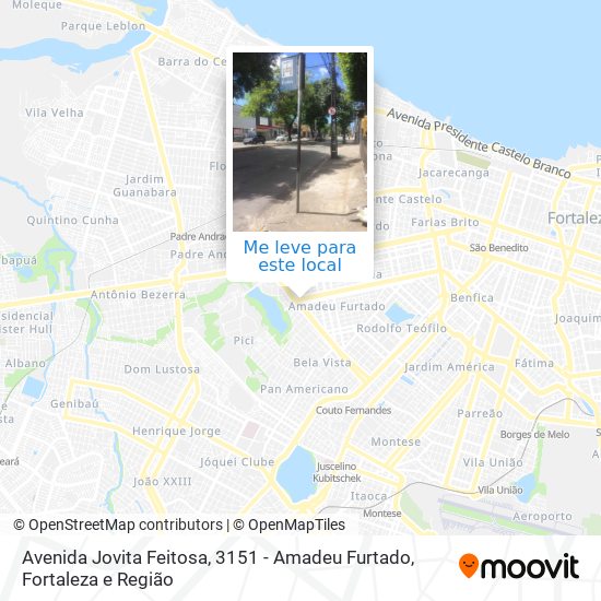 Avenida Jovita Feitosa, 3151 - Amadeu Furtado mapa