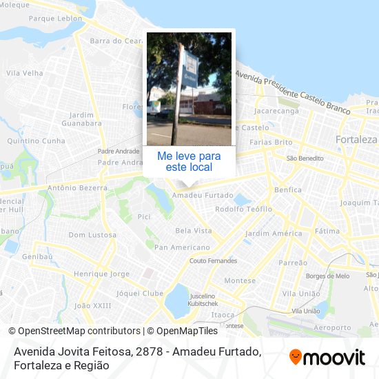 Avenida Jovita Feitosa, 2878 - Amadeu Furtado mapa