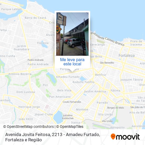 Avenida Jovita Feitosa, 2213 - Amadeu Furtado mapa