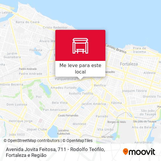 Avenida Jovita Feitosa, 711 - Rodolfo Teófilo mapa