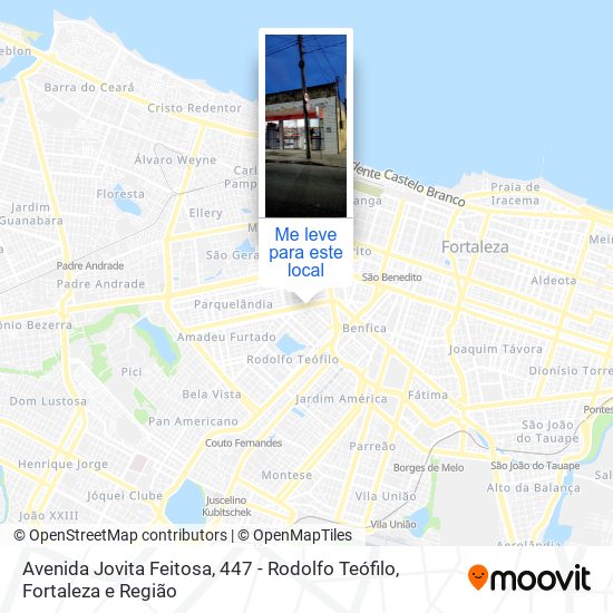 Avenida Jovita Feitosa, 447 - Rodolfo Teófilo mapa