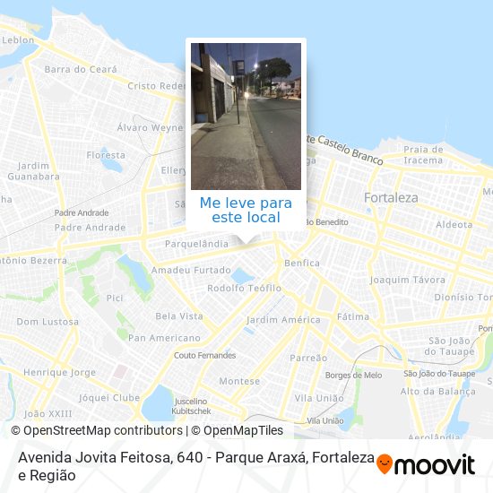 Avenida Jovita Feitosa, 640 - Parque Araxá mapa