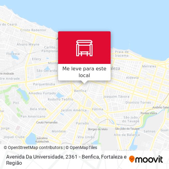 Avenida Da Universidade, 2361 - Benfica mapa