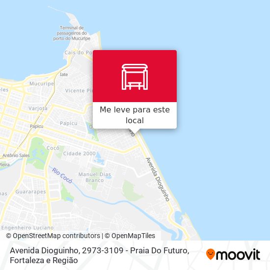 Avenida Dioguinho, 2973-3109 - Praia Do Futuro mapa
