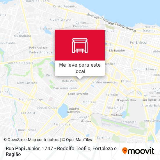 Rua Papi Júnior, 1747 - Rodolfo Teófilo mapa