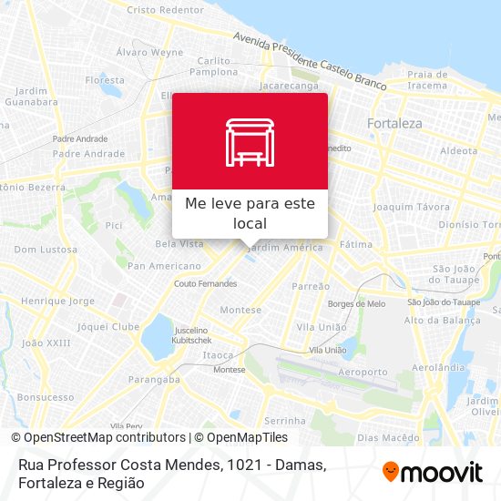Rua Professor Costa Mendes, 1021 - Damas mapa