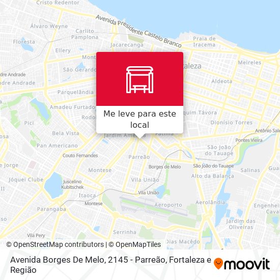 Avenida Borges De Melo, 2145 - Parreão mapa