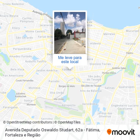 Avenida Deputado Oswaldo Studart, 62a - Fátima mapa