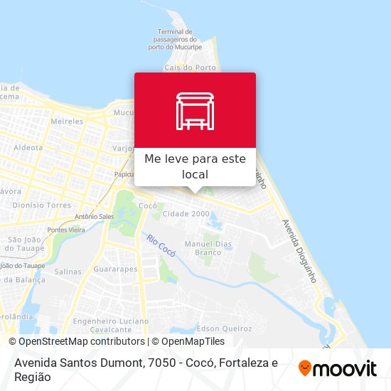 Avenida Santos Dumont, 7050 - Cocó mapa